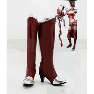 League of Legends : Vayne Brown Chaussures Cosplay Acheter Pas Cher